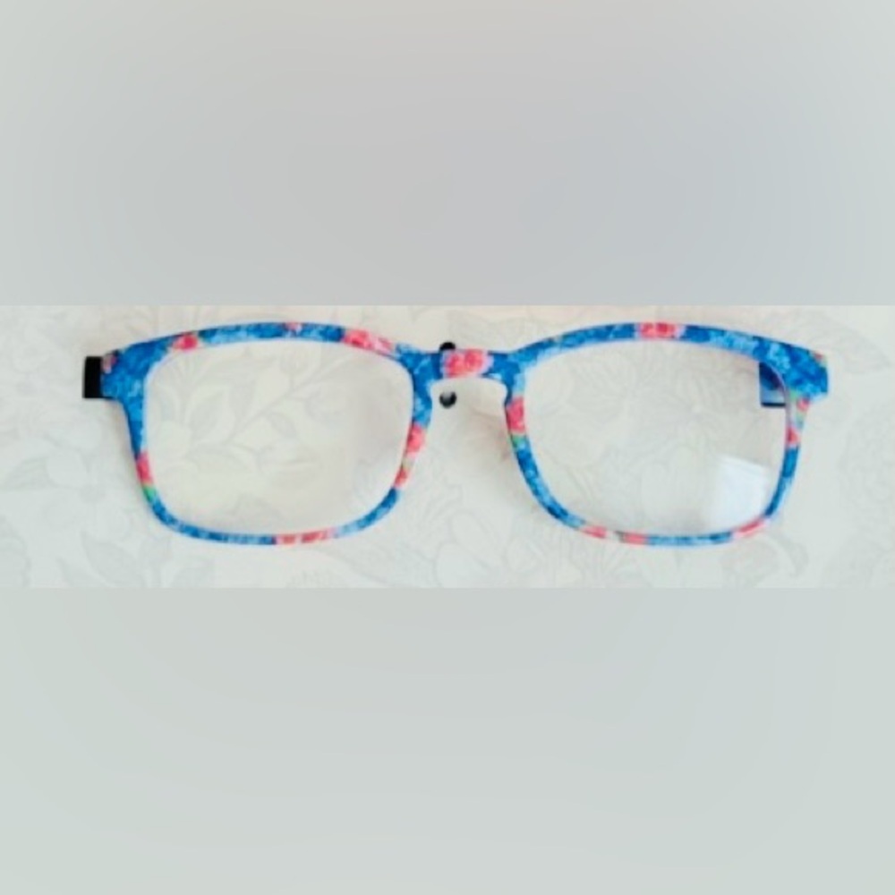 Pioneer Woman Heritage Floral Blue Light Screen Protection Glasses EUC